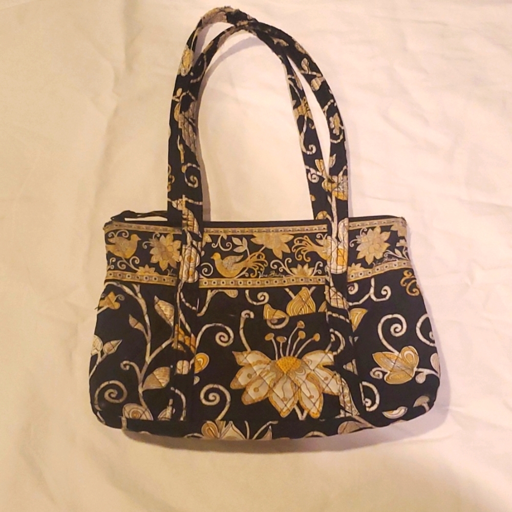 Vera Bradley Yellow Bird Morgan Tote-Style Handbag